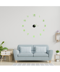 Fluorescent wall clock 50-60cm 12 digits