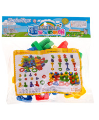 Construction blocks educational montessori screws 30 elements