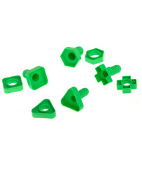 Construction blocks educational montessori screws 30 elements