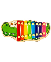 Colorful wooden dulcimer...