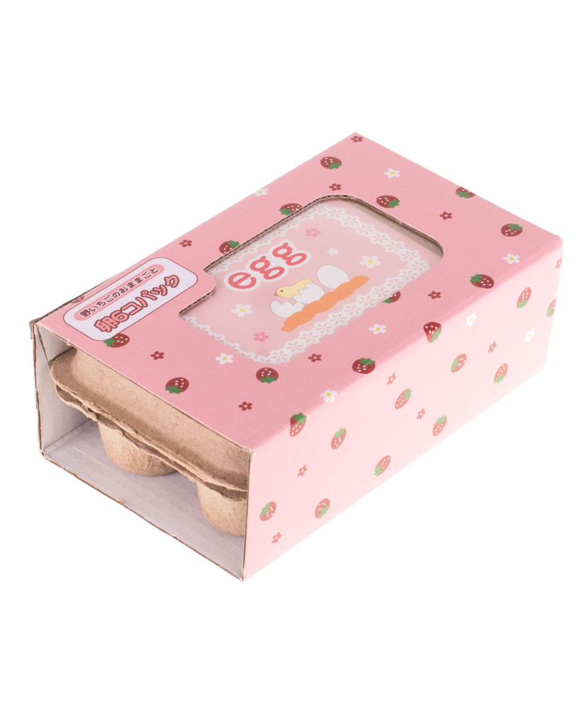 Play eggs removable wooden yolks