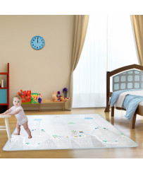 Educational mat with growth measure 200x180x1cm