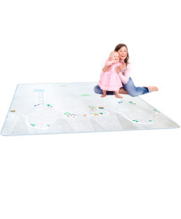 Educational mat with growth measure 200x180x1cm