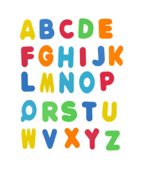 Bath toy letters numbers foam bath toy