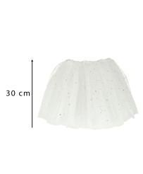 Unicorn carnival costume headband+skirt white 3-6 years old