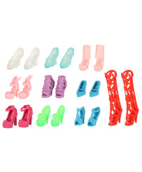 Doll clothes + accessories set of 43 el.