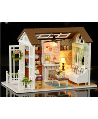 Dollhouse wooden living...