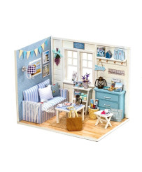 Dollhouse wooden living...