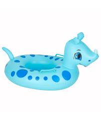 Inflatable mattress pontoon wheel for children rhinoceros