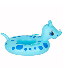 Inflatable mattress pontoon wheel for children rhinoceros