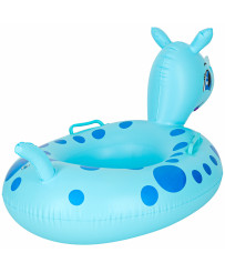 Inflatable mattress pontoon wheel for children rhinoceros