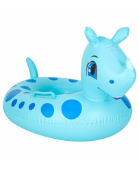 Inflatable mattress pontoon wheel for children rhinoceros