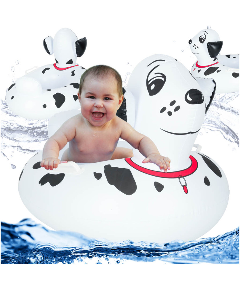 Inflatable mattress pontoon wheel kids dalmatian