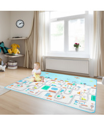 Educational foam mat for children street 180x200cm