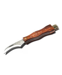 Mushroom picking pocket knife with case cover
