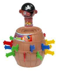 Crazy Pirate barrel arcade game Stab the pirate 9 x 9 x 12.5 cm