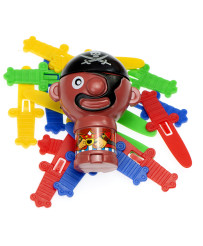 Crazy Pirate barrel arcade game Stab the pirate 9 x 9 x 12.5 cm