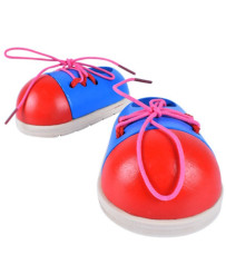 Educational set for learning to tie shoelaces 2 pcs.