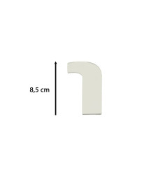Wall clock large 80-120cm silver 12 digits