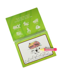 Water book with marker - Farm