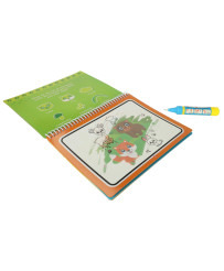 Water book with marker - Animals