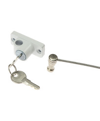 Window security keyed tilt...