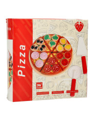 Pizza wooden play set with...