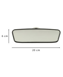 Wide angle suction cup rear view mirror 20cm