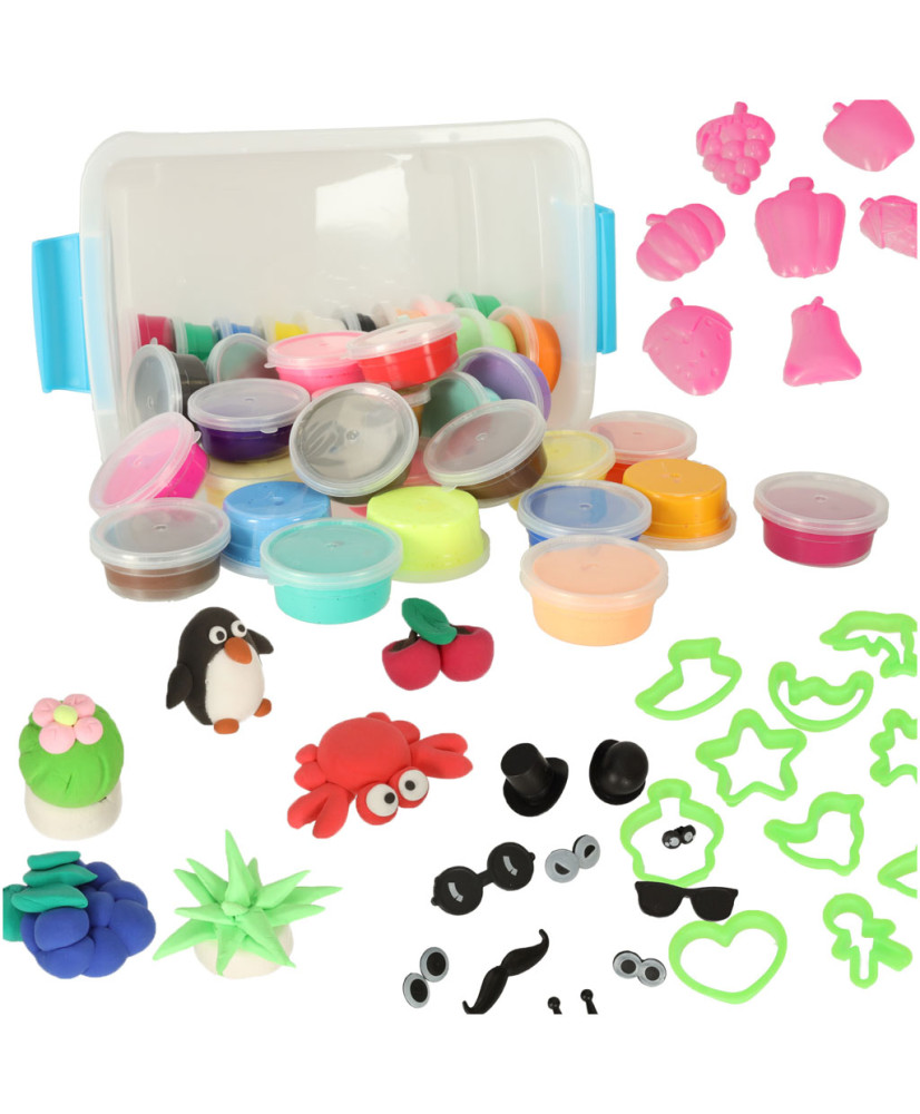 Magic marshmallow 36x15g colors + accessories box