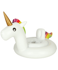 Inflatable wheel for children unicorn with seat 70cm