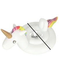 Inflatable wheel for children unicorn with seat 70cm