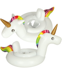 Inflatable wheel for children unicorn with seat 70cm