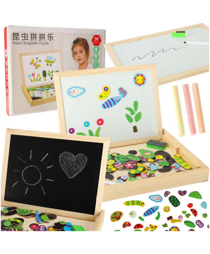Magnetic multifunctional board large pattern D