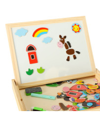 Magnetic multifunctional board large pattern A
