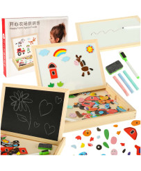 Magnetic multifunctional board large pattern A