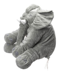 Plush mascot elephant gray...