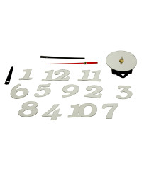 Silver 12 Hour Wall Clock