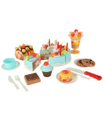 Birthday Cake Cutting Kitchen 75 el. blue