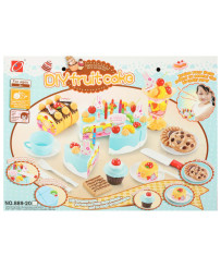 Birthday Cake Cutting Kitchen 75 el. blue
