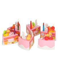 Birthday Cake Cutting Kitchen 75 el. pink