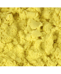Kinetic sand 1kg in a pouch yellow