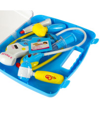 Doctor's kit in a suitcase DOCTOR +lights blue