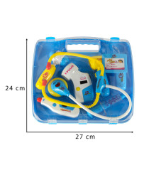 Doctor's kit in a suitcase DOCTOR +lights blue