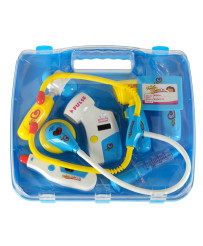 Doctor's kit in a suitcase DOCTOR +lights blue