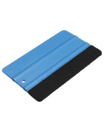 Carbon foil squeegee with felt