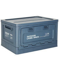 Camping box trunk organizer navy blue
