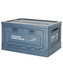 Camping box trunk organizer navy blue
