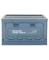 Camping box trunk organizer navy blue