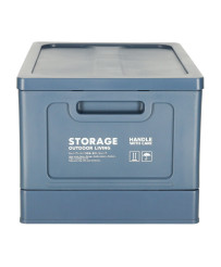 Camping box trunk organizer navy blue