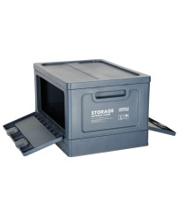 Camping box trunk organizer navy blue